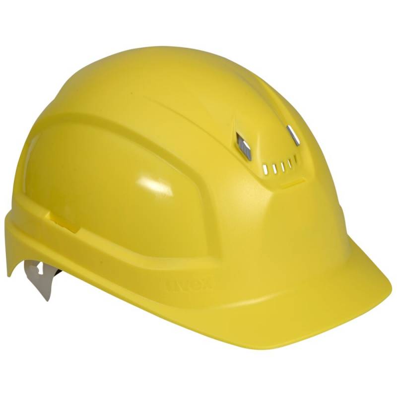 Sikkerhedshjelm, Uvex Pheos B, gul, PE, 51 til 61 cm