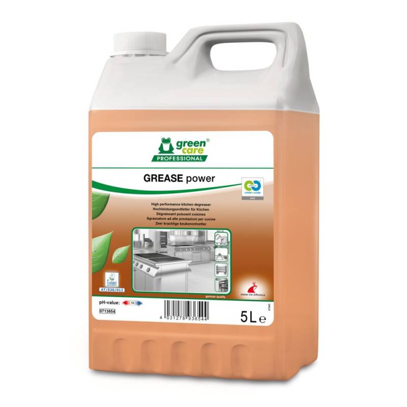 Ovn- og grillreng&oslash;ring, Green Care Professional GREASE Power, 5 l, med farve, uden parfume