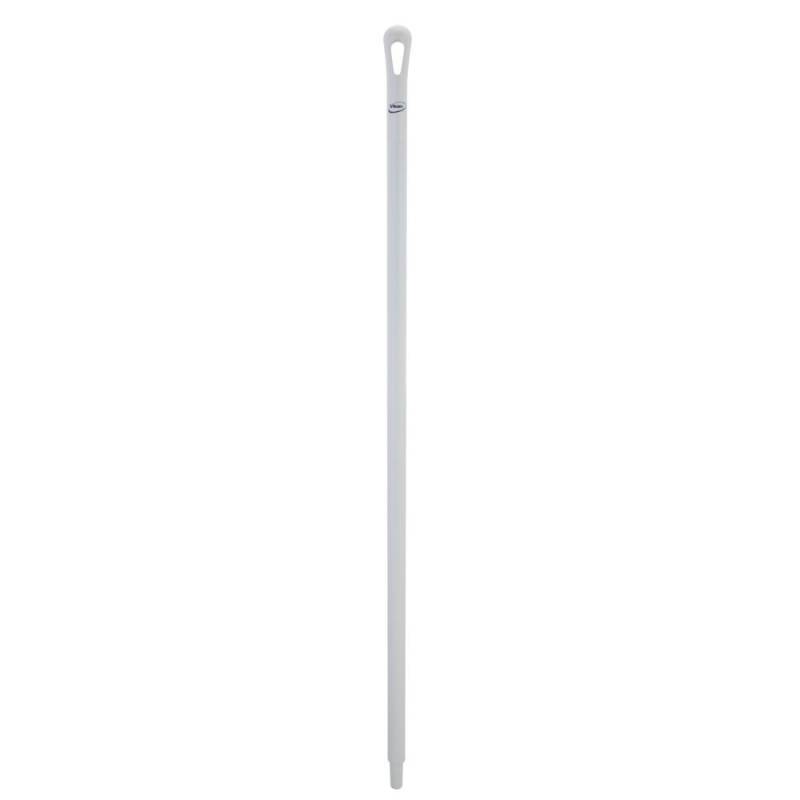 Skaft, med gevind, Vikan, 130cm, &Oslash;34cm, hvid, glas/PP, ultra hygiejnisk