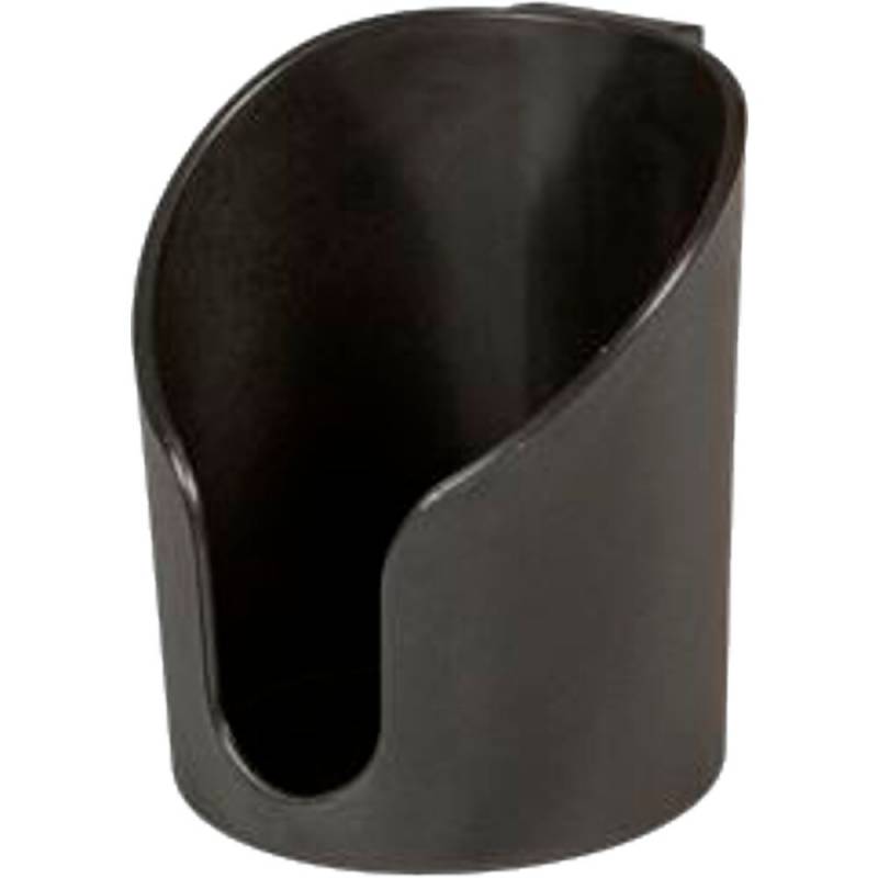 Flaskeholder, Tina Trolleys Exclusive, 12cm, &Oslash;9cm, sort, plast, til 1 flaske, komplet *Denne vare tages ikke retur*