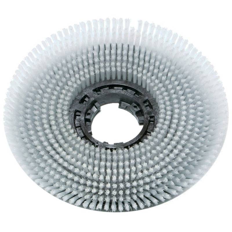 B&oslash;rste, Diversey TASKI, Swingo 455/755/Ultimaxx SD43, 17", &Oslash;430mm, hvid, til daglig reng&oslash;ring *Denne vare tages ikke retur*