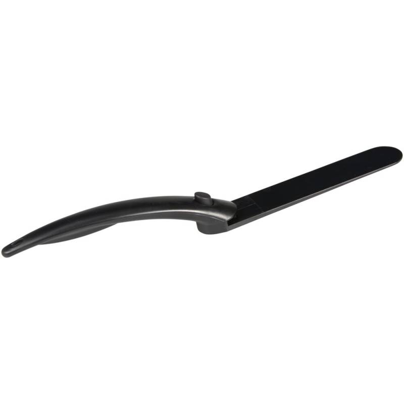 Holder, til interi&oslash;rh&aring;ndmoppe, 34x3x5cm, sort, plast