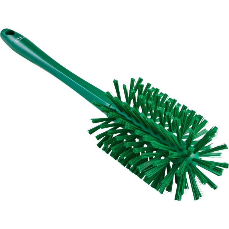 R&oslash;rb&oslash;rste, Vikan, 43cm, &Oslash;9cm, gr&oslash;n, polyester/PP/rustfrit st&aring;l, medium/stiv *Denne vare tages ikke retur*