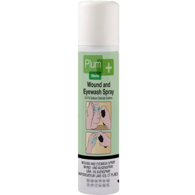S&aring;r- og &oslash;jenskyl, Plum, 50 ml, spray, NaCl, steril *Denne vare tages ikke retur*