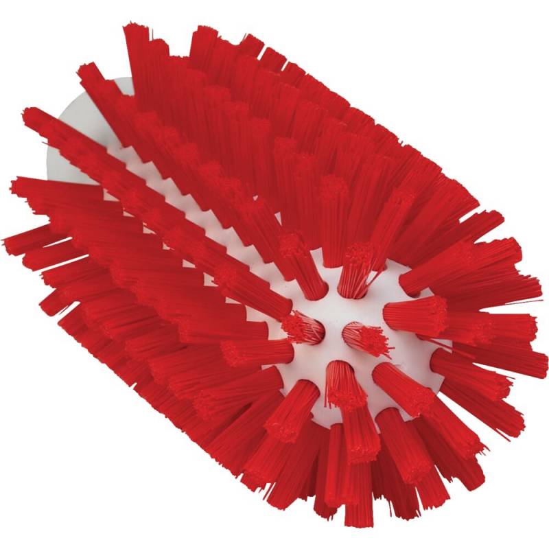 R&oslash;rb&oslash;rstehoved, Vikan, 14,5cm, &Oslash;6,3cm, r&oslash;d, polyester/PP/rustfrit st&aring;l, stiv *Denne vare tages ikke retur*