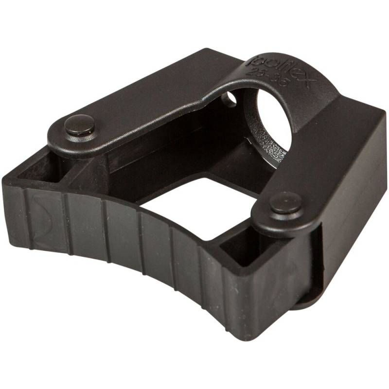 Redskabsholder, Tina Trolleys Toolflex, 75x80x40mm, sort, PP/gummi, til skaft p&aring; 25-35 mm *Denne vare tages ikke retur*