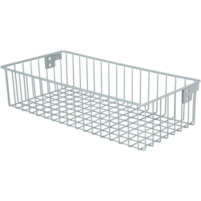 Tr&aring;dkurv, Tina Trolleys, Exclusive, 525x250x125mm, gr&aring;, pulverlakeret st&aring;l, stor, med 2 beslag *Denne vare tages ikke retur*