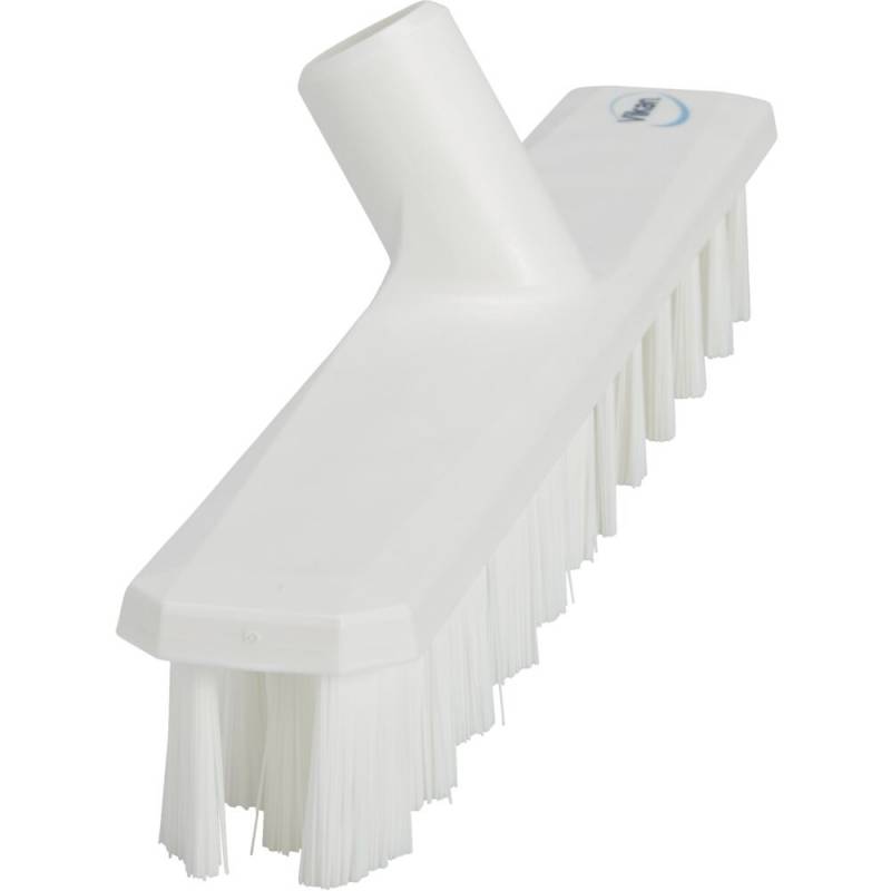 Gulvskrubbe, Vikan, 5x40x7,5cm, hvid, glas/polyester/PP, 40 cm, stiv, UST