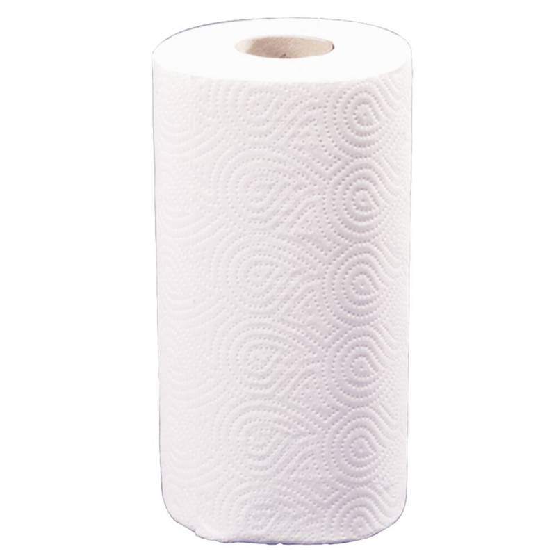 K&oslash;kkenrulle, neutral, 2-lags, 17,85m x 22cm, &Oslash;10,5cm, hvid, blandingsfibre