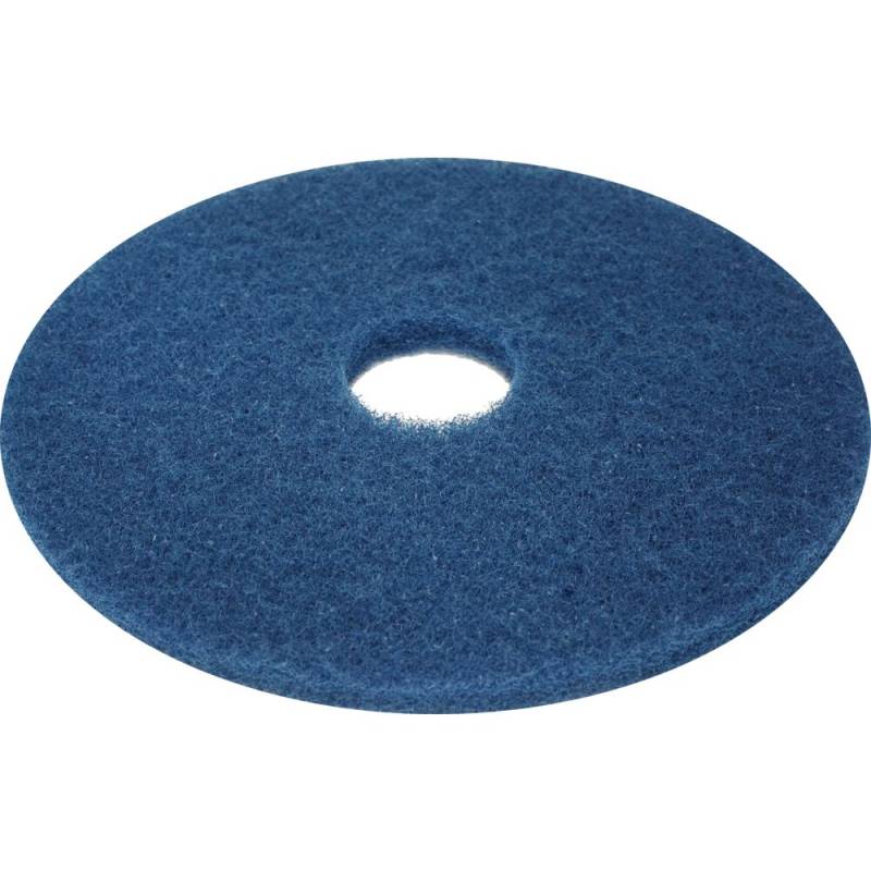 Gulvrondel, 11", &Oslash;280mm, bl&aring;, genanvendt PET fiber, til almindelig reng&oslash;ring og v&aring;dskuring *Denne vare tages ikke retur*