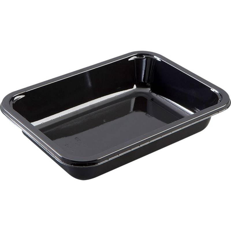 Bakke, C 2187-11, 18,7x13,7x3,6cm, 620 ml, sort, CPET, 1-rums