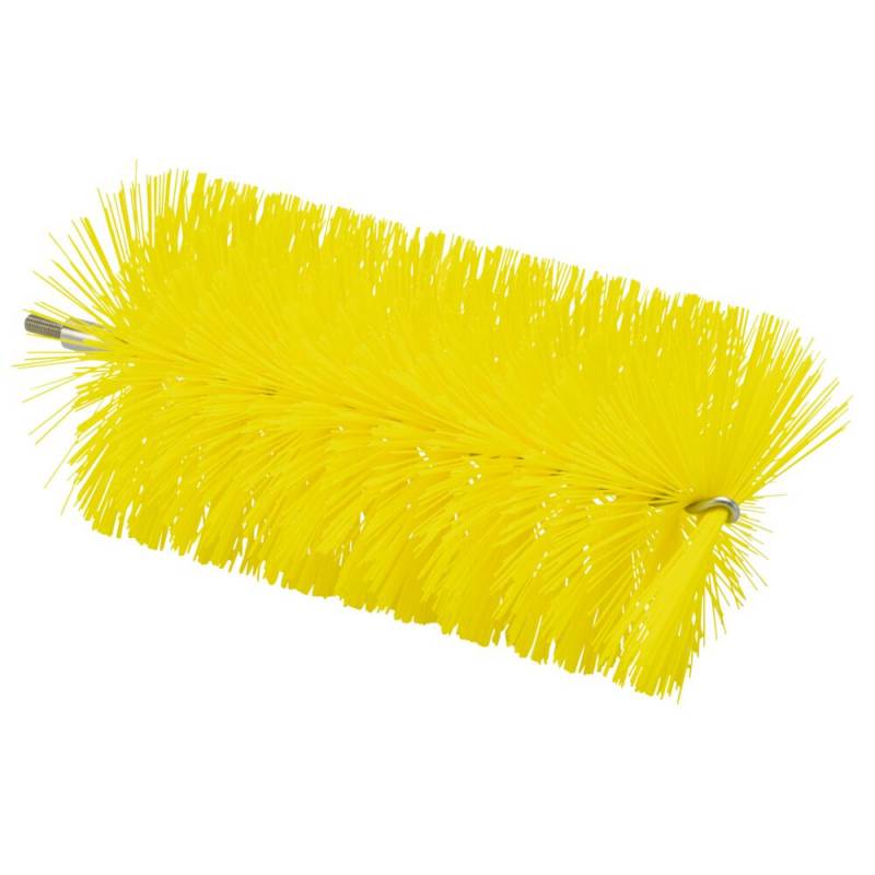 R&oslash;rrenserhoved, Vikan, 20cm, &Oslash;9cm, gul, polyester/PP/rustfrit st&aring;l, medium *Denne vare tages ikke retur*
