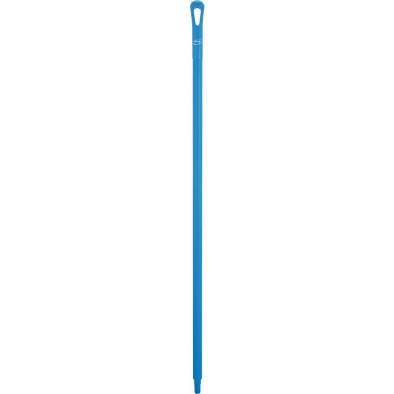Skaft, med gevind, Vikan, 130cm, &Oslash;34cm, bl&aring;, glas/PP, ultra hygiejnisk