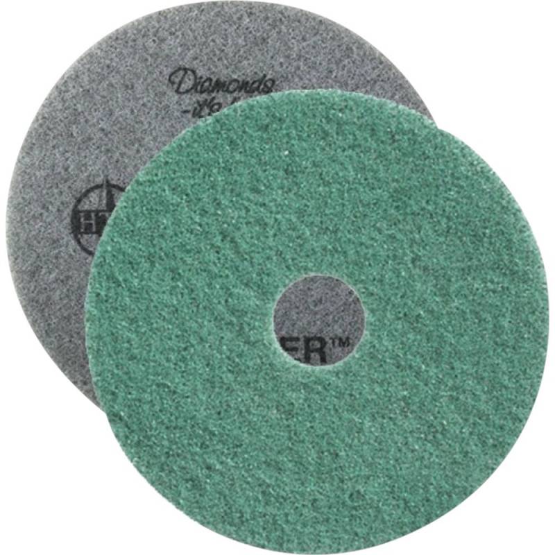 Gulvrondel, Diversey TASKI Twister, 13", &Oslash;330mm, gr&oslash;n, RPET, diamant, til daglig reng&oslash;ring *Denne vare tages ikke retur*