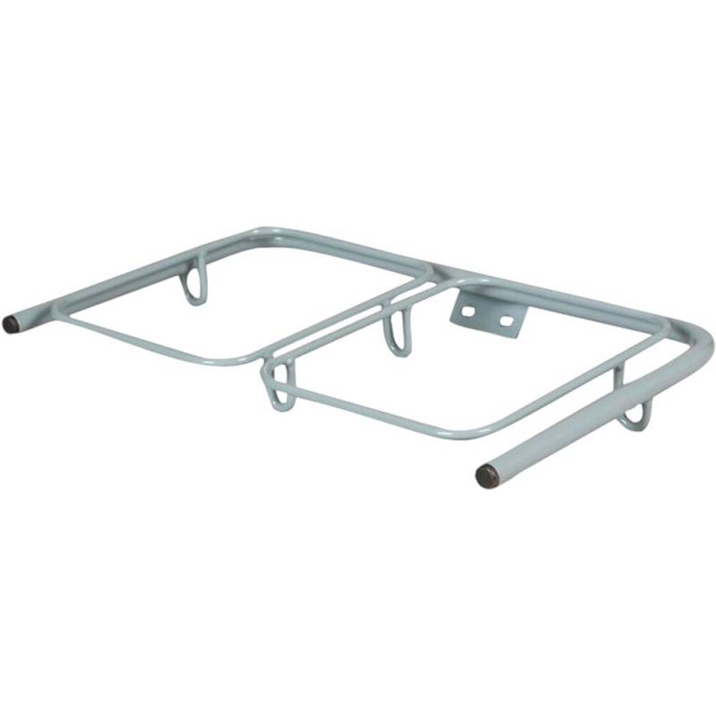 Poseholder, Tina Trolleys Exclusive, 540x320x70mm, gr&aring;, pulverlakeret st&aring;l, til 60 ltr. poser *Denne vare tages ikke retur*