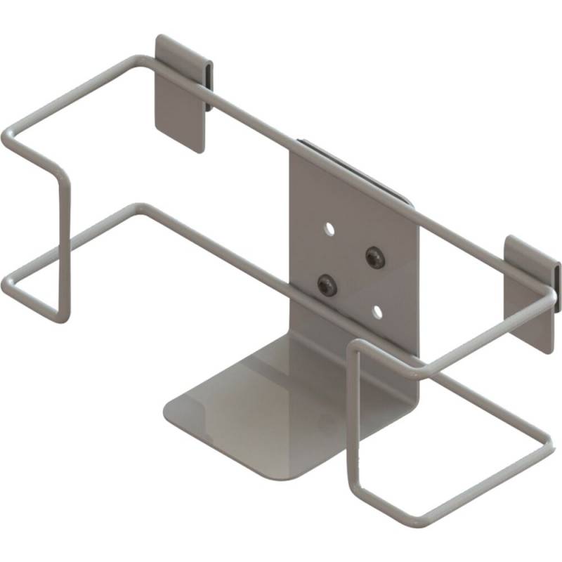 Handskeholder, Diversey TASKI, 27,5x12,5x10,5cm, gr&aring;, st&aring;l, til 1 pakke *Denne vare tages ikke retur*