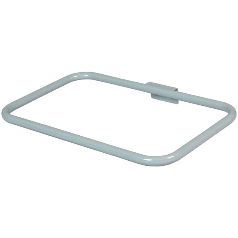 Poseholder, Tina Trolleys Exclusive, 470x320x65mm, gr&aring;, pulverlakeret st&aring;l, uden beslag, vandret, til 110 ltr. pose *Denne vare tages ikke retur*