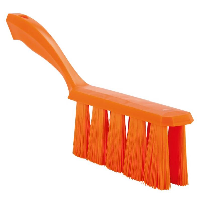 H&aring;ndkost, Vikan, 33x3,5x13,5cm, orange, glas/polyester/PP, medium, UST *Denne vare tages ikke retur*