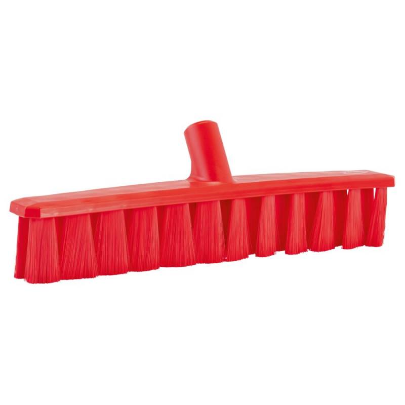 Fejekost, Vikan, r&oslash;d, glas/polyester/PP, 40 cm, bl&oslash;d, UST *Denne vare tages ikke retur*