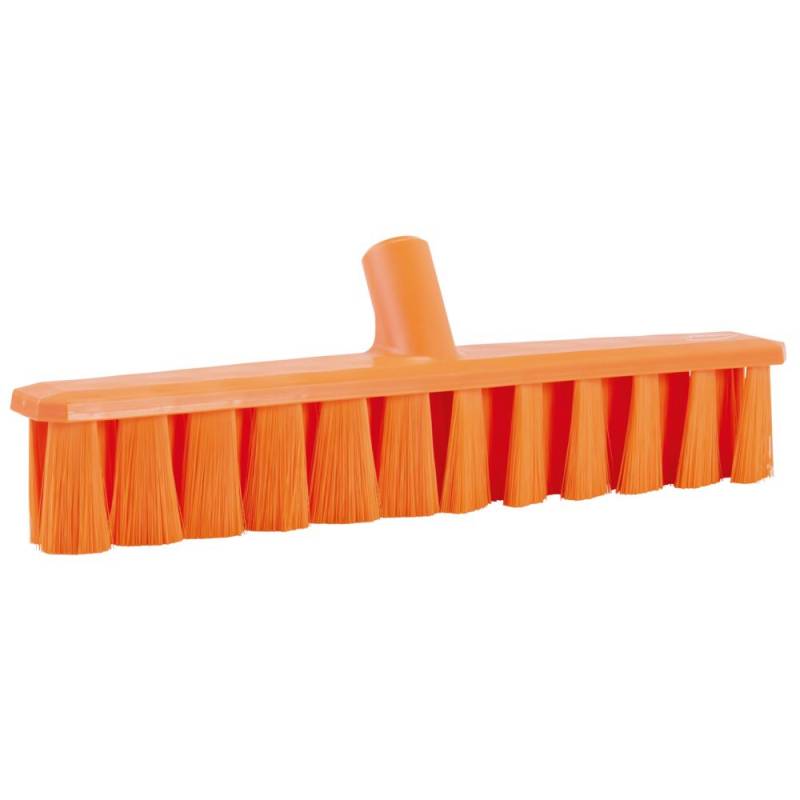 Fejekost, Vikan, orange, glas/polyester/PP, 40 cm, bl&oslash;d, UST *Denne vare tages ikke retur*