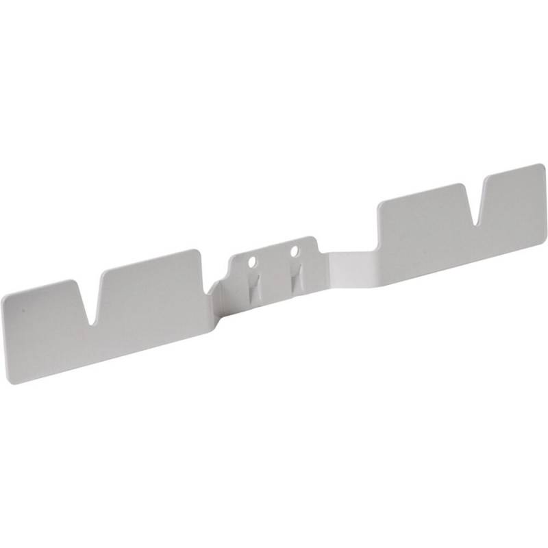 Tilbeh&oslash;rsholder, Diversey TASKI, 38x5x5,2cm, gr&aring;, st&aring;l, til plastbakker, 2 stk *Denne vare tages ikke retur*
