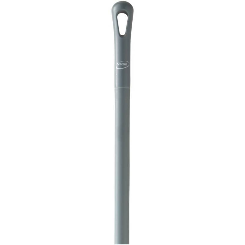 Skaft, med gevind, Vikan, 150cm, &Oslash;3,2cm, gr&aring;, glas/PP, ultra hygiejnisk *Denne vare tages ikke retur*