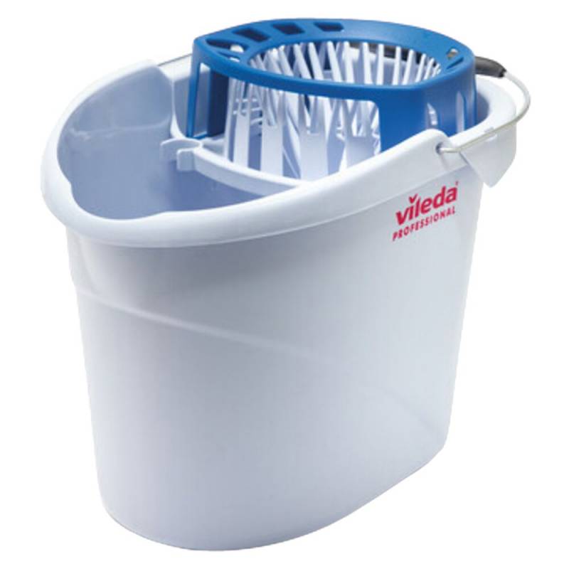 Inventarspand, Vileda Supermop, 41x60x50cm, 10 l, gr&aring;, rPP/PP, med hank og udvrider *Denne vare tages ikke retur*