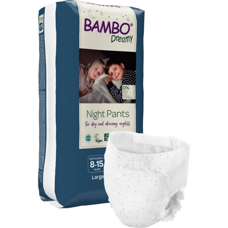 B&oslash;rneble, bukseble, Bambo Dreamy Night Pants, 35-50 kg