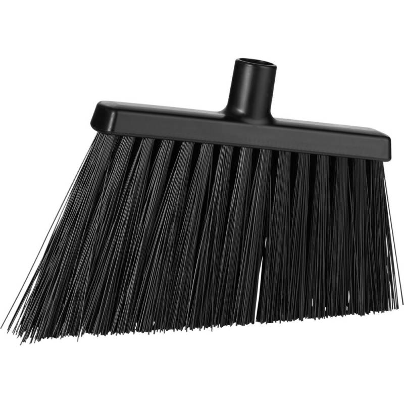 Fejekost, Vikan, sort, polyester/PP/rustfrit st&aring;l, 29 cm, meget stiv *Denne vare tages ikke retur*