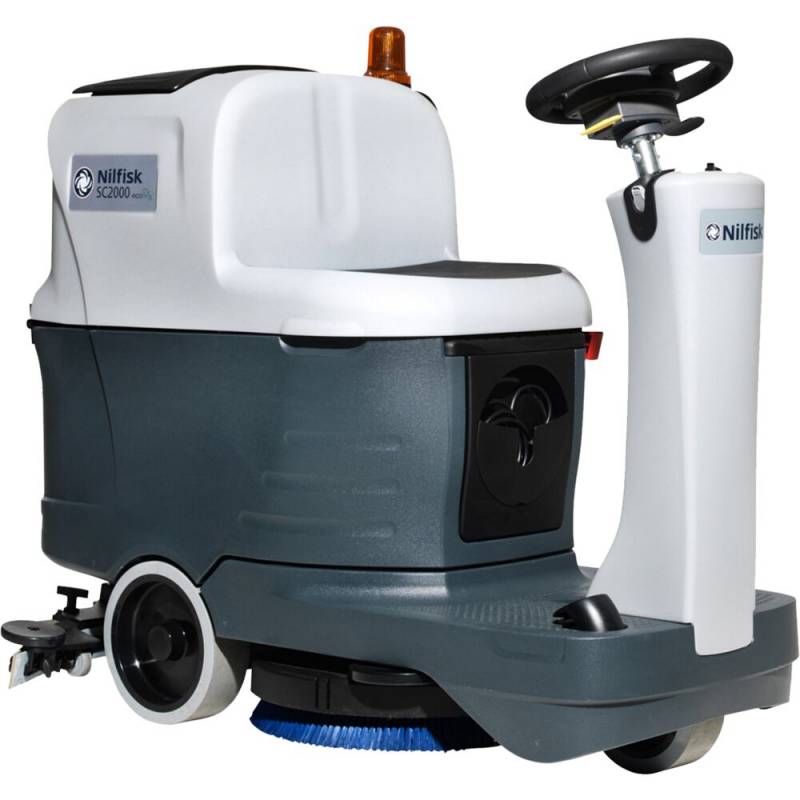 Gulvvasker, Nilfisk, SC2000, Lithium-Ion, gr&aring;, ride-on, 70/70 l, 530 mm *Denne vare tages ikke retur*