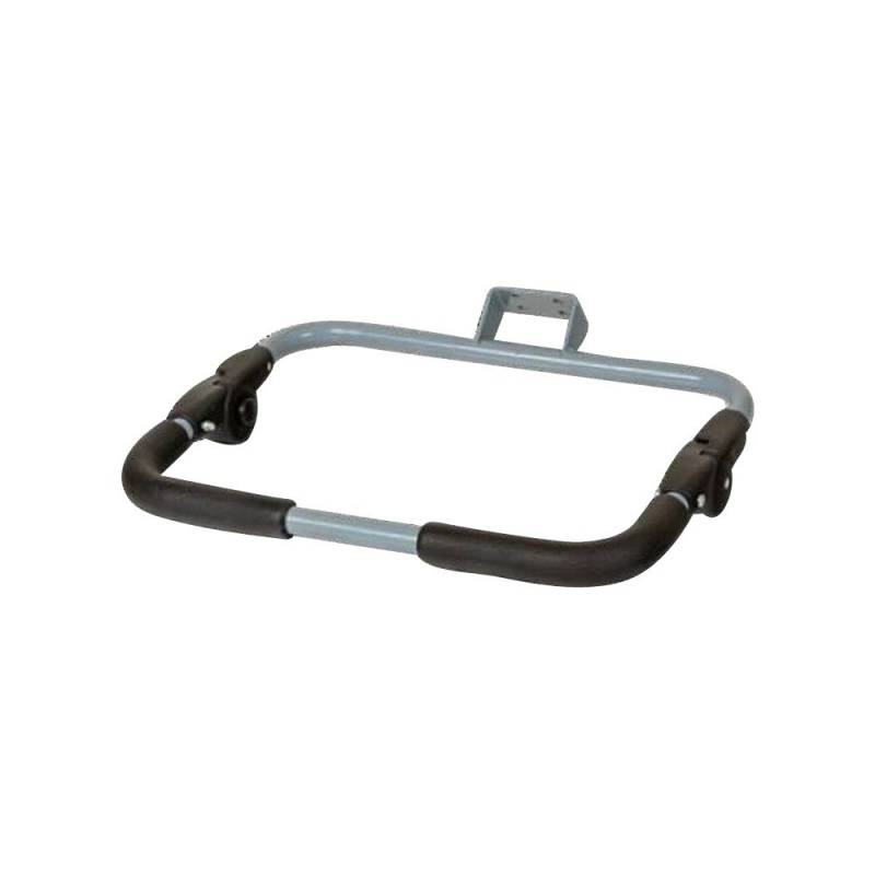 H&aring;ndtag, Tina Trolleys, Exclusive, 400x475x65mm, gr&aring;, med kn&aelig;kfunktion, lukket *Denne vare tages ikke retur*