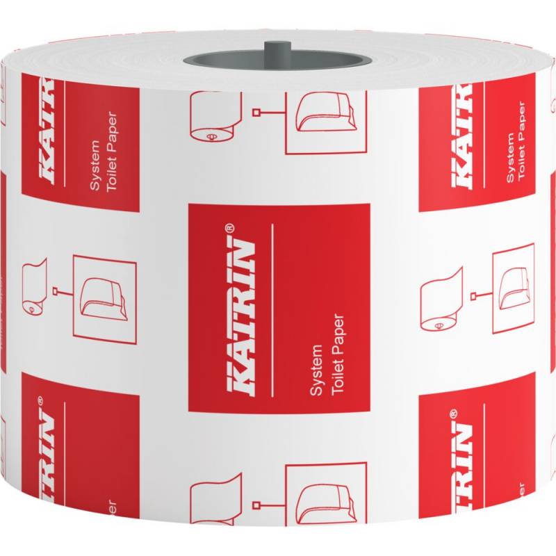 Toiletpapir, Katrin, 2-lags, 92m x 9,9cm, &Oslash;13,5cm, hvid, nyfiber