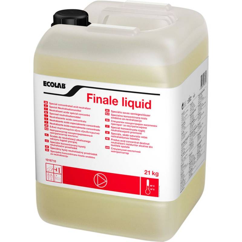 Neutraliseringsmiddel, Ecolab Finale Liquid, 20 l, skumd&aelig;mpende, med farve og parfume