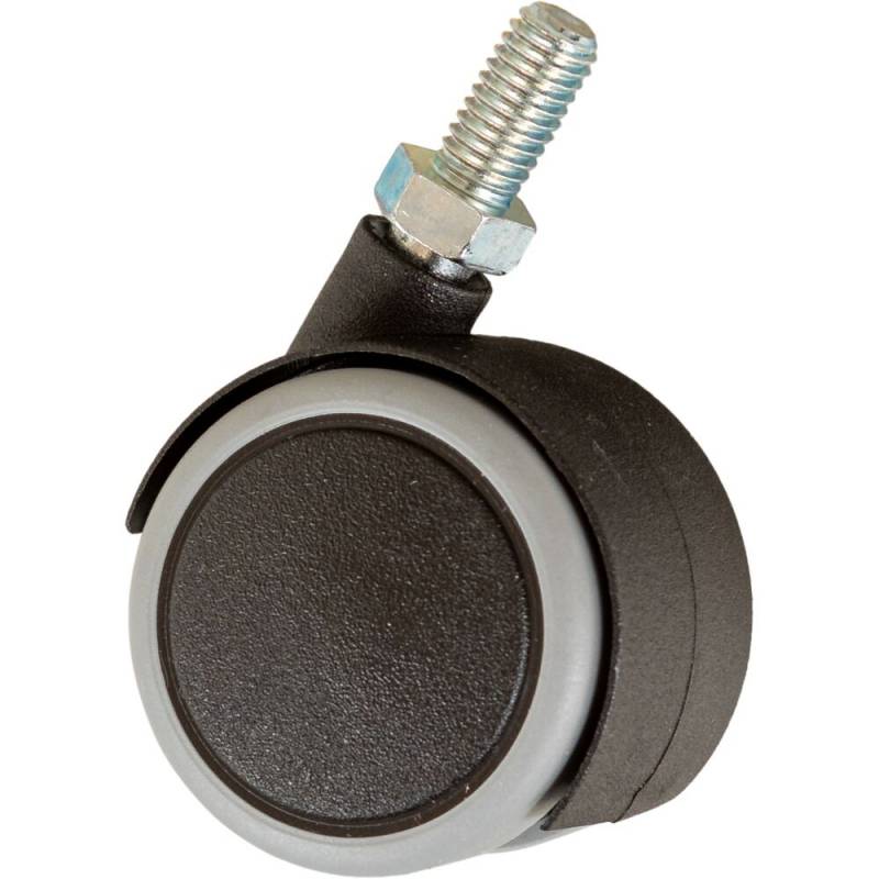 Hjul, Tina Trolleys, &Oslash;40mm, sort, softhjul *Denne vare tages ikke retur*
