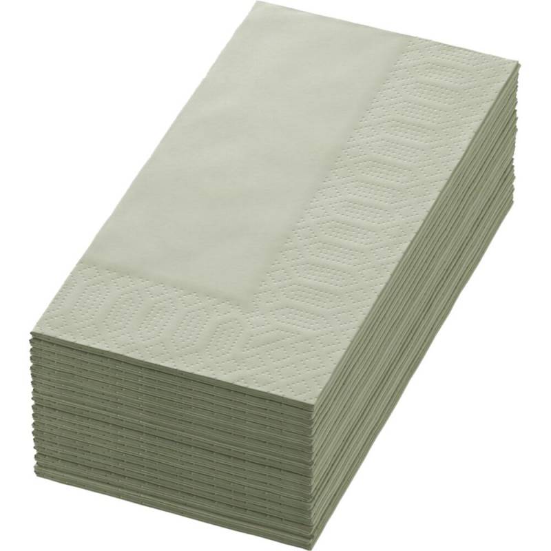 Middagsserviet, Duni, 3-lags, 1/8 fold, 40x40cm, pistacie, nyfiber *Denne vare tages ikke retur*