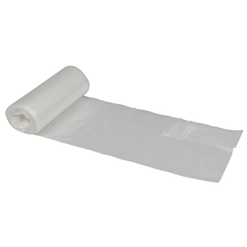 Knudes&aelig;k, 200 l, klar, LDPE/genanvendt, 88x158cm, med perforerede huller