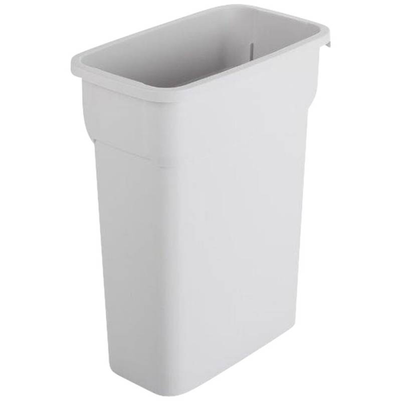 Affaldsspand, Rotho Selecto, gr&aring;, plast, 55 l, til kildesortering