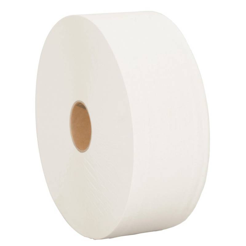 Jumborulle, Tork T1 Advanced, 2-lags, Midi, 360m x 9,4cm, &Oslash;26cm, hvid, genanvendt papir