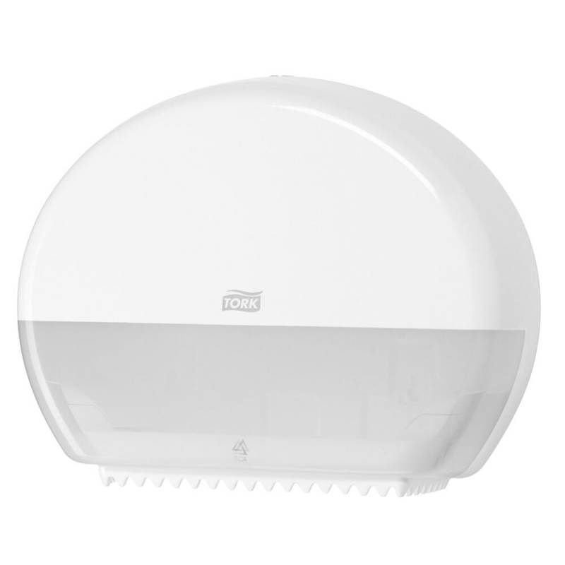Dispenser, Tork T2, Mini, 13,2x34,5x27,5cm, hvid, plast, til mini jumboruller