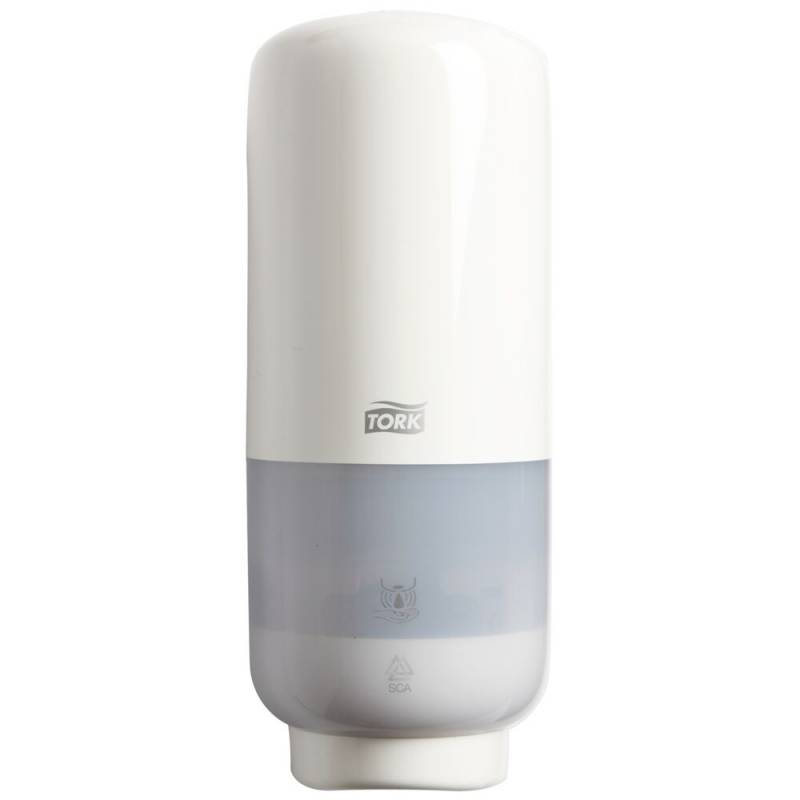 Dispenser, h&aring;ndfri, Tork S4, 1000 ml, hvid, plast