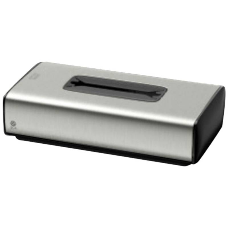Dispenser, Tork F1, 25,6x13,6x6,7cm, gr&aring;, rustfrit st&aring;l, til ansigtsservietter *Denne vare tages ikke retur*