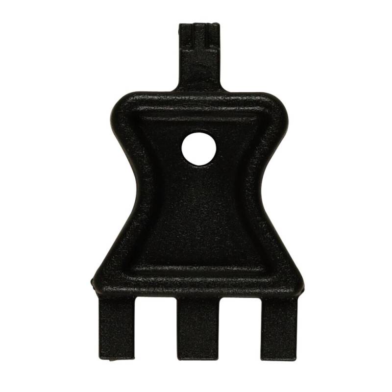 N&oslash;gle, sort, plast, til hvid plast dispenser, 5 stk.