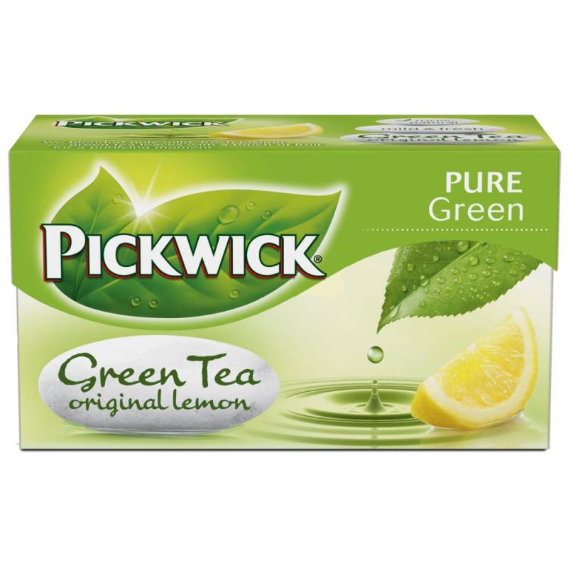 Brevte - Pickwick, citron, gr&oslash;n te, 20 breve