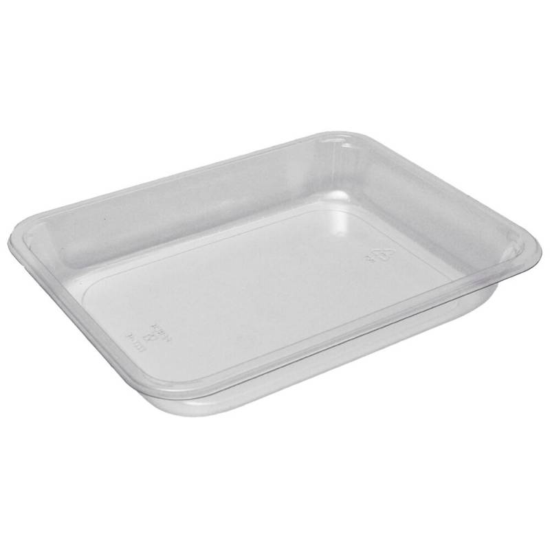 Bakke, C 2227-1E, 22,7x17,8x3,5cm, 1035 ml, klar, APET, 1-rums, 1035 ml, standard serie, hovedret