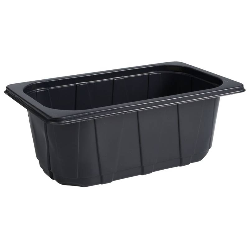 Bakke, 26,5x16,2x10cm, 2600 ml, sort, PP, 1-rums, 1/4 GN *Denne vare tages ikke retur*