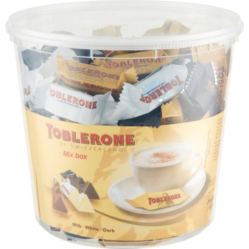 Chokolade, Toblerone Tiny mix, cylinder, 904 g