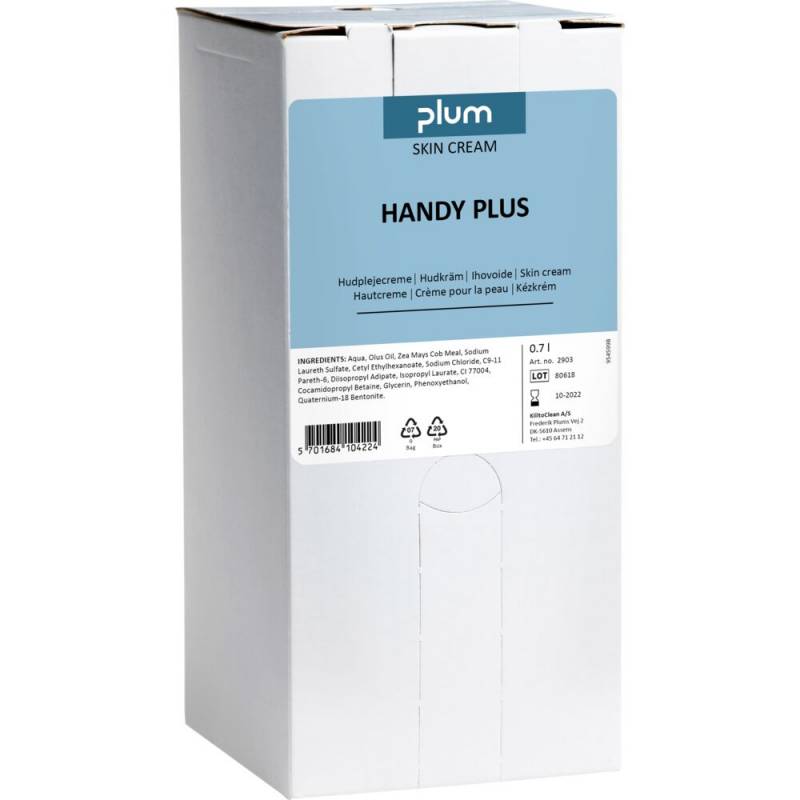 Hudcreme, Plum Handy Plus, 700 ml, med parfume