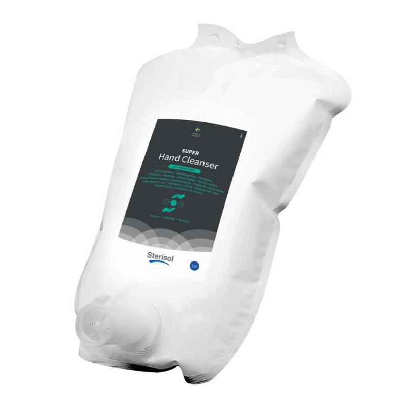 H&aring;ndrens, Sterisol Super Plus, 2500 ml, hvid, med parfume, uden opl&oslash;sningsmidler