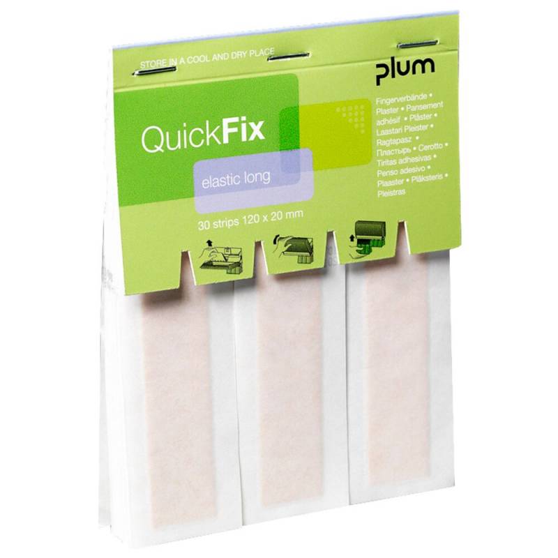 H&aelig;fteplaster, QuickFix, 2,5cm, beige, elastisk