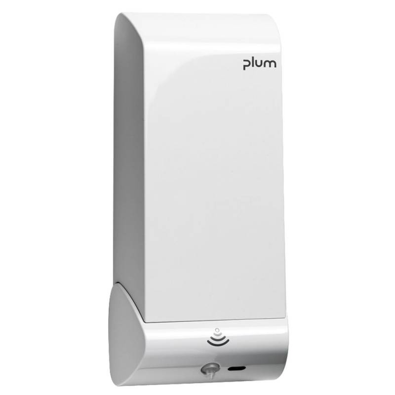Dispenser, h&aring;ndfri, Plum Combiplum, 1000 ml, hvid, plast, lukket